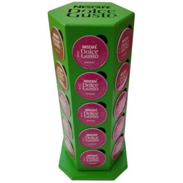 Imagem de TORRE GIRATÓRIA ORGANIZADOR PORTA CÁPSULAS DE CAFÉ DOLCE GUSTO - Sem e