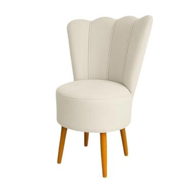 Imagem de Cadeira Pétala Veludo Premium (BEGE)