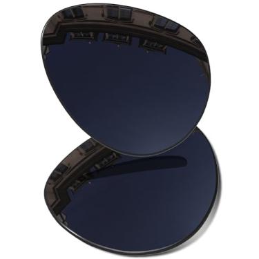Imagem de Vonxyz Lentes de substituição compatíveis com óculos de sol Ray-Ban Aviator RB3025 55 mm - preto oculto polarizado