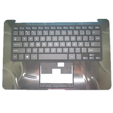 Imagem de Teclado portátil preto PalmRest&Grey para Positivo Motion Q232A Motion Plus Q432A Brasil BR Blue Mark Sem Touchpad