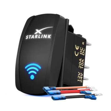 Imagem de Starlink Botão Interruptor com LED, Iluminação Indicadora STARINK MINI, V2 E V3 TERCEIRA GERAÇÃO