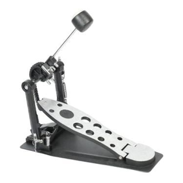 Imagem de Colaxi Pedal de bumbo único com acionamento por corrente dupla, forte, estável, profissional, para prática de bateristas profissionais