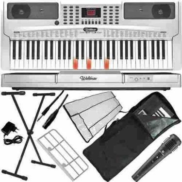 Imagem de Kit Teclado Waldman Keypro Flash 61 Teclas Com Acessórios