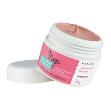 Imagem de Máscara Facial Para Pele Argila Rosa Ação Detox Antipoluição