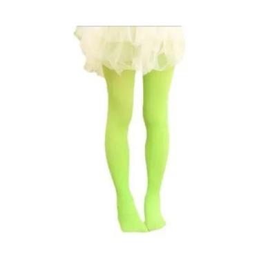 Imagem de Meia-calça Infantil De Veludo Branco Para Meninas, Meia-calça De Dança