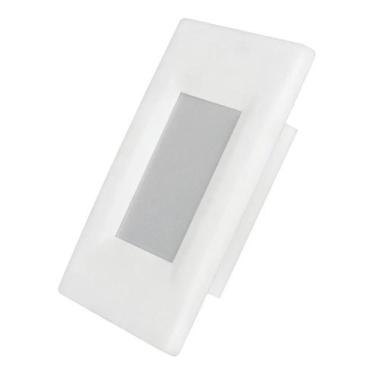 Imagem de Luminária Balizador Led Embutir Parede Escada C/ Lâmpada 4x2 - Bela Ho