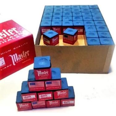 Imagem de Kit Giz master contendo 10 Gizes Sinuca , Bilhar - Souza bilhares