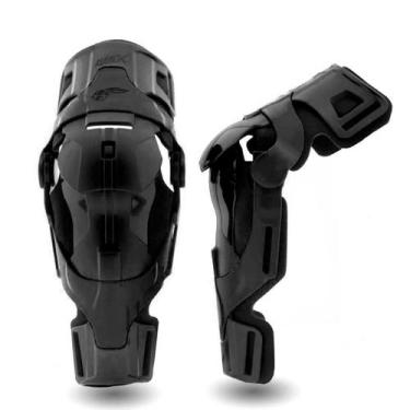 Imagem de Joelheira Articulada Amx Infantil Bike Trilha Enduro, Preto
