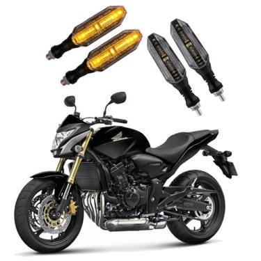 Imagem de Kit 4 Setas P26 Moto Honda CB 600F Hornet 2016 2017 2018 2019 2020 202