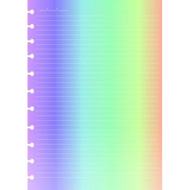 Imagem de Refil Caderno Inteligente Gradiente Grande Linhas Brancas - Papelaria 