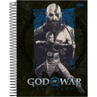Imagem de Caderno Jandaia universitário god of war ragnarok 80 folhas