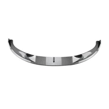 Imagem de Compatível com BMW Série 5 E60 E61 M5 2005 2006 2007 2008 2009 2010 Para-choque dianteiro, divisor de lábios, difusor preto, spoiler, kits de proteção para carroceria(3pcs)