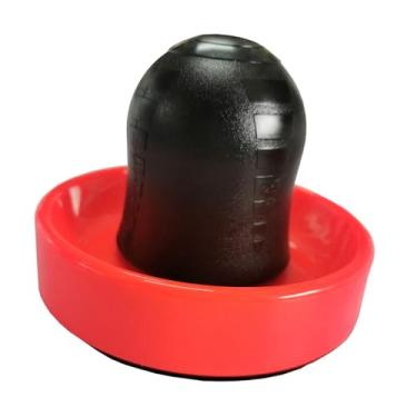 Imagem de KiBcsLic Empurrador de Hóquei Infantil, Alças de Gol, Raquete com Base de Feltro para Brincadeiras Divertidas, Vermelho