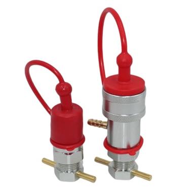 Imagem de Ferramenta de liberação de descompressão de descompressão de acoplamento rápido hidráulico original de 1/5.1 cm Ag/Pioneer/Poppet Size serve para modelos Kubota, John Deere, outros tratores compactos