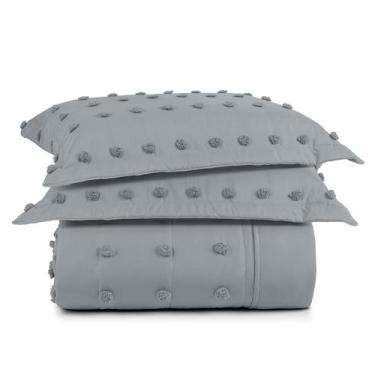 Imagem de Cobre Leito Queen Poppy Micropercal 300 Fios 3 Peças - Bia Enxovais, C