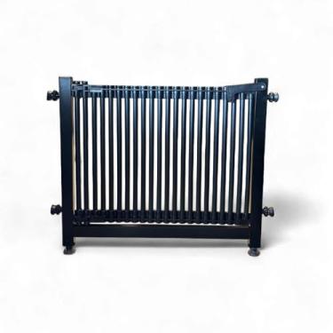 Imagem de Portão de Segurança 80cm Altura para Criança e Pet Ajustável 77cm a 83cm 87cm a 93cm 97cm a 103cm com Manípulo e Ventosas cores Variadas Proteção Forte Sem Furar (Preto, 0,87cm à 0,93cm)