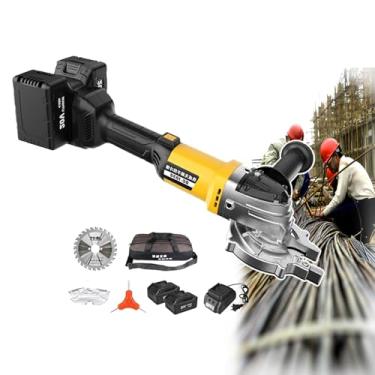 Imagem de CNAOHGHN Cortador De VergalhõEs EléTrico Sem Fio, Tesoura EléTrica Para VergalhõEs, Motor Sem Escovas De 2000 W | 2100 Rpm, DiâMetro De Corte De 3 Cm/5 Cm Para Barras De AçO