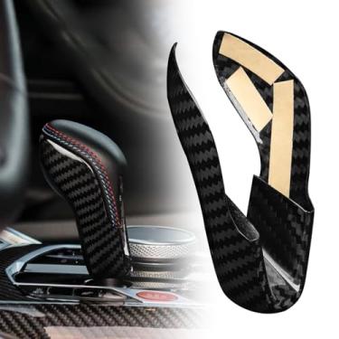 Imagem de FINMOKAL Acabamento da tampa do botão de mudança de marchas de fibra de carbono seco compatível com BMW M2 G87 M3 G80 M4 G82 G83 X3M X4M X5M 2021-2024 2025