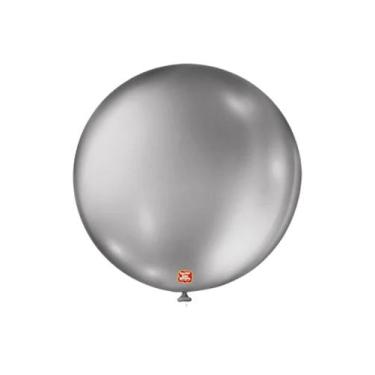 Imagem de Balão Metalizado N5 São Roque C/25un Festa Decoração Eventos - Crgfest