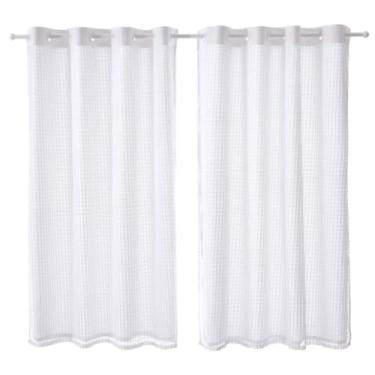 Imagem de Cortina Cozinha Renda Duplex 3,00x1,20 Cor Branco 10