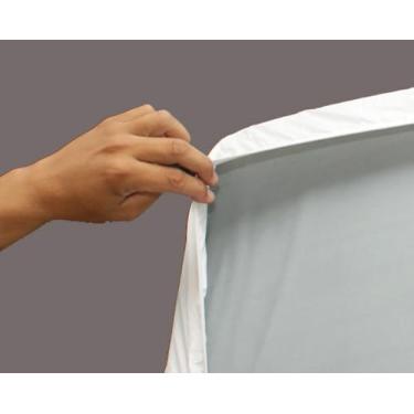 Imagem de Sênior Care Protetor Imperméavel Solteiro Branco Com Elástico