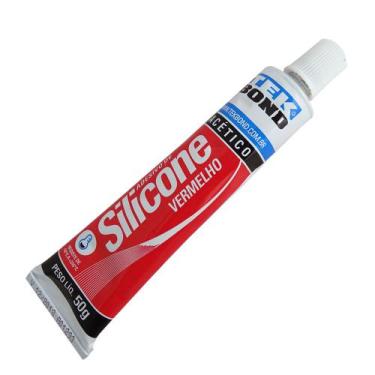 Imagem de Silicone Acético 50g 22004001202 Tekbond, Vermelho