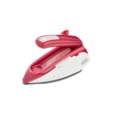 Imagem de BLACK+DECKER Ferro de Passar Roupa à Vapor Portátil, Com Base Antiaderente, Alça Dobrável e Bolsa de Transporte, Modelo FXVG1, Bivolt