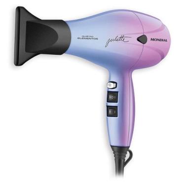 Imagem de Secador de Cabelo Mondial Juliette SCP-JU-03 - 2000W - 110V - Rosa e A