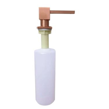 Imagem de Dispenser Dosador Embutir Inox 304 Rosê 500ml - Dis-005-500 - Stillus Home