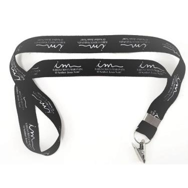 Imagem de Cordinha de Crachá Preta - ICM (original) - 40 cm - no-brand