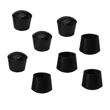 Imagem de uxcell 8 peças bonés de mesa com pontas para pés de mesa de borracha antiderrapante protetor de chão para evitar arranhões, B07MQVLFXK, 25mm/1"