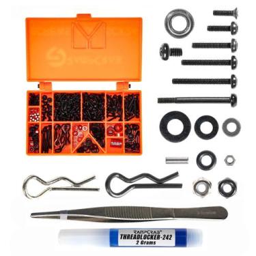Imagem de Conjunto de parafusos RampCrab para carro SCX24 AX24 RC com 372 unidad