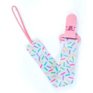 Imagem de Prendedor de Chupeta Estampado Pietra Baby, Confetti