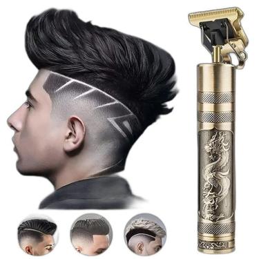 Imagem de Máquina De Cortar Cabelo E Fazer Pezinho Dragão Dourado