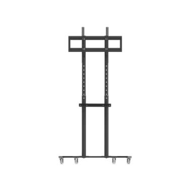 Imagem de PEDESTAL COM BANDEJA E AJUSTE DE ALTURA PARA TVS DE 40 A 76´´ COM RODIZIO