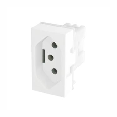 Imagem de MÓDULO TOMADA 2P+T 10A - 250V - MODULARE/EVIDENCE/BLANC MAIS - FAME