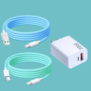 Imagem de (0,9 m, 1 pacote) Cabo USB C para USB C, cabo carregador tipo C de 60 W 3A, carregamento rápido para iPhone 17/16/15 Pro Max/Plus/Pro/Air, para MacBook USBC iPad, Samsung Galaxy S25 S24 S23