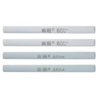 Imagem de Conjunto de 4 peças de pedras de afiar de faca, cilindro de gramatura 400/800, amolar para facas, tesouras, utensílios de cozinha