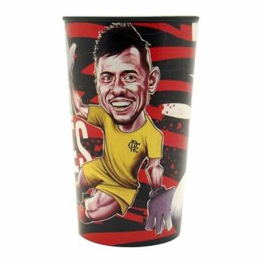 Imagem de Copo do Flamengo Oficial Diego Alves - Plástico 550ml