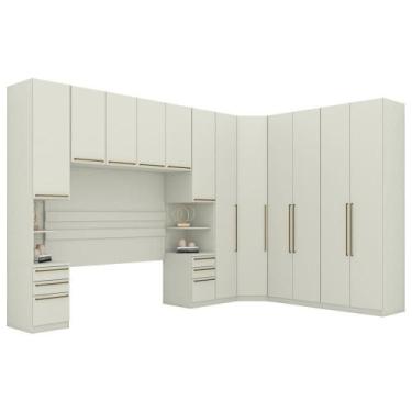Imagem de Quarto Casal Modulado Completo 7 Pecas Seletto Areia Henn Areia - OUTR