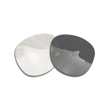 Imagem de Wetnenss Lentes de substituição para óculos de sol Oakley Latch OO9265/polarizadas de 1,5 mm/fácil de instalar (fotocrômico transparente)