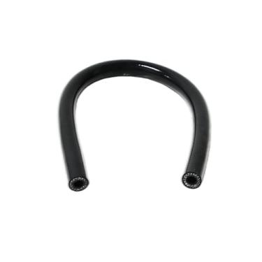 Imagem de I33T Tubo de silicone automotivo, mangueira de silicone de acoplador reto de 1/2" (13 mm), mangueira universal de refrigeração de radiador de alta temperatura de 3 camadas (0,5 m) (preto)