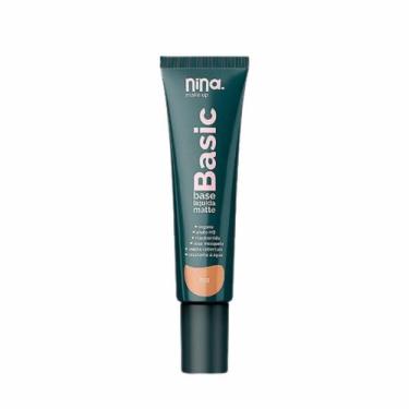 Imagem de BASE LíQUIDA BASIC COR 03 - NINA MAKEUP - NINA MAKE UP