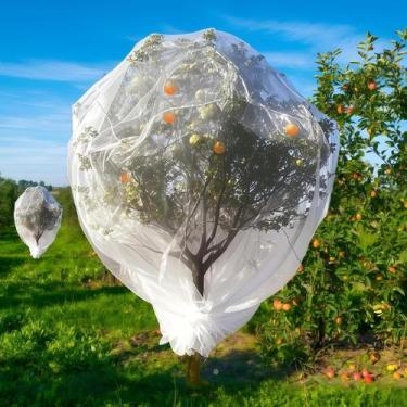 Imagem de Rede de malha de jardim SATOCVAY 8x8 pés para árvores frutíferas e mir