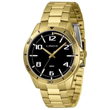 Imagem de Relógio Lince Masculino Ref: Mrgm006L46 P2Kx Casual Dourado