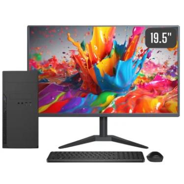 Imagem de Computador Completo 3green Intel Core i5 3.40Ghz, 8GB RAM, 256GB SSD, Windows 10 + Monitor LED 19.5" + Teclado e Mouse