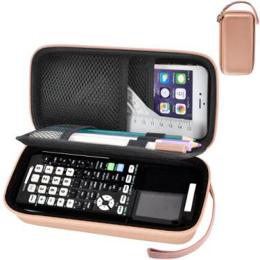 Imagem de Estojo de calculadora ALKOO para Texas Instruments TI-84 Plus Rosa