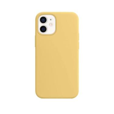 Imagem de Capinha Compatível com iPhone 12 Mini Silicone - GCM Cases, Amarelo