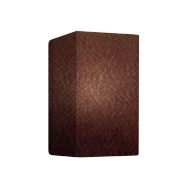 Imagem de Arandela Retangular Retro Vivare Md-2002 Cúpula Em Tecido 25-16x10cm - Bivolt Café 127-220v