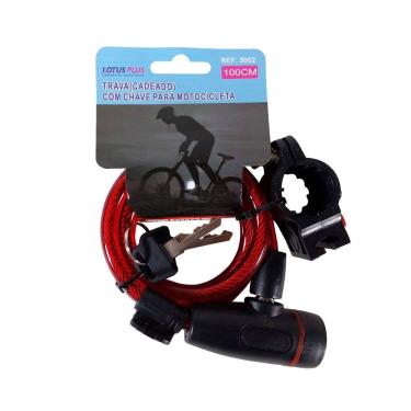 Imagem de Cadeado para Moto Motocicleta 1 metro Lotus